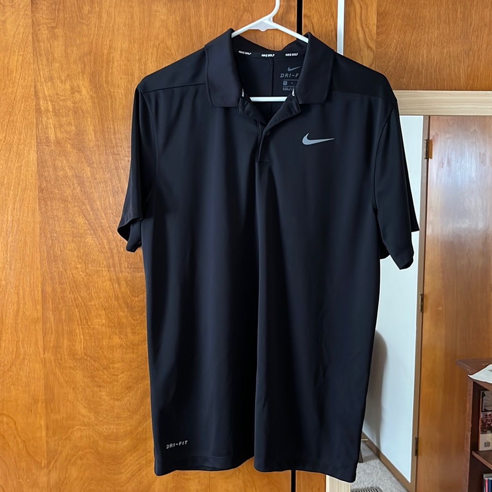 Black Nike Golf Polo